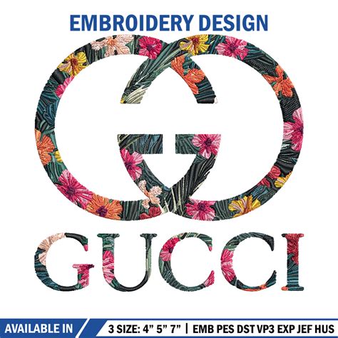 gucci flower embroidery|Gucci embroidery applique.